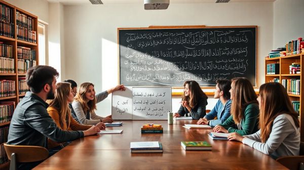 Les meilleures stratégies pour apprendre l'arabe en groupe
